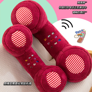 张远同款 怎么没有9可爱搞怪ins卡通沙发客厅毛绒电话抱枕摆件玩具