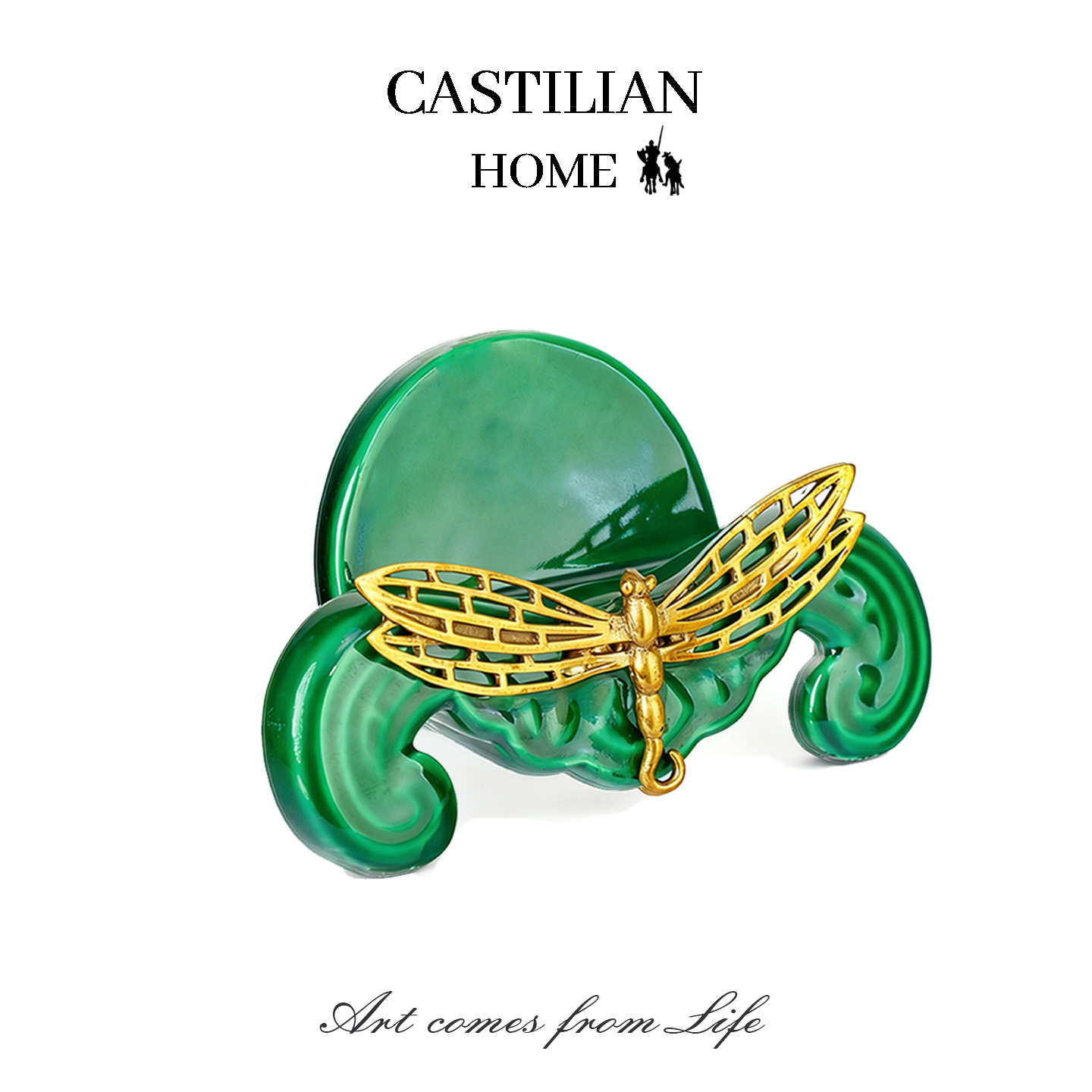 卡斯特兰高级感陶瓷手机支架