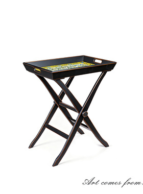 新中式茶几小户型客厅家用可折叠阳台小茶桌多功能茶盘托盘C2474