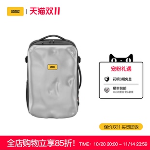 CrashBaggage意大利骑行机车休闲机甲背包男女15寸电脑书包双肩包