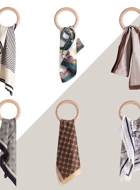 轻奢样板间软装衣帽间丝巾系列