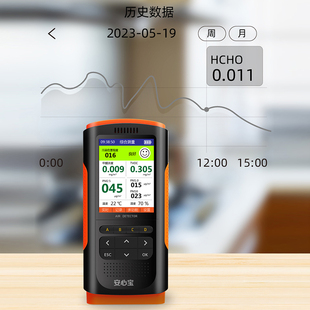 甲醛检测仪家用专业新房测甲醛室内空气质量测试pm2.5雾霾表
