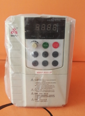 三品变频器 SANPIN 3PHASE可编程控制器 2.2KW 7.5KW 18.5KW