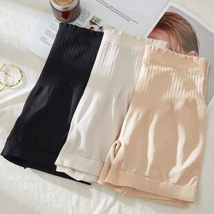 薄款 蕾丝夏季 女防走光高腰平角二合一塑形打底短裤 无痕提臀安全裤