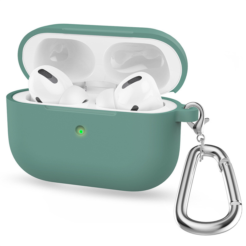 AirPods Pro2挂扣硅胶分体耳机套适用苹果手机防摔无线蓝牙保护套