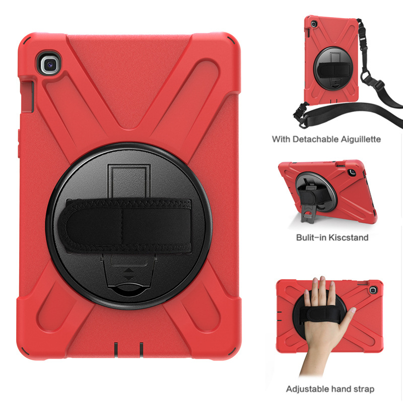 适用三星Tab S5e T720海盗王旋转支架防摔平板套T725肩带保护壳