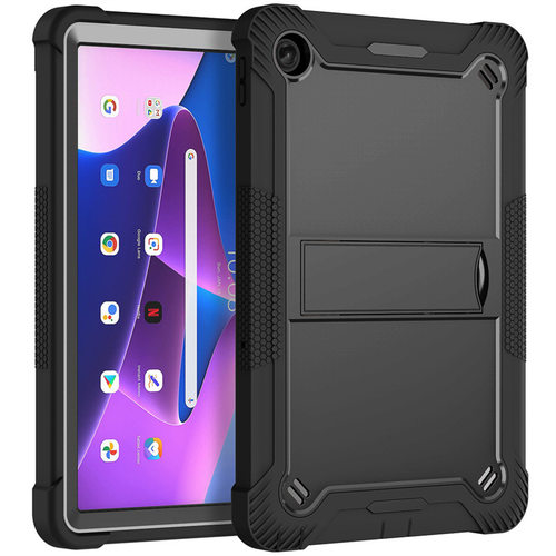 适用联想Tab M10 Plus 3rd平板套硅胶PC支架TB-125FU防摔保护壳
