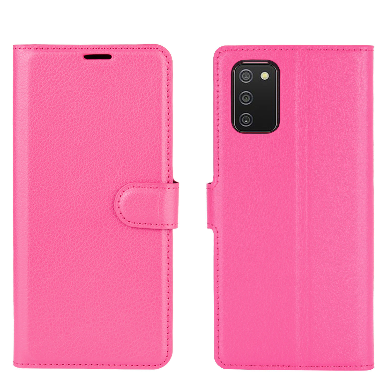 适用samsunggalaxy a02s美版壳钱包支架三星a02s翻盖插卡手机皮套