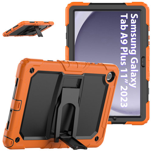 适用三星Tab A9 X115背带硅胶平板套PC支架A9 Plus防摔保护后壳