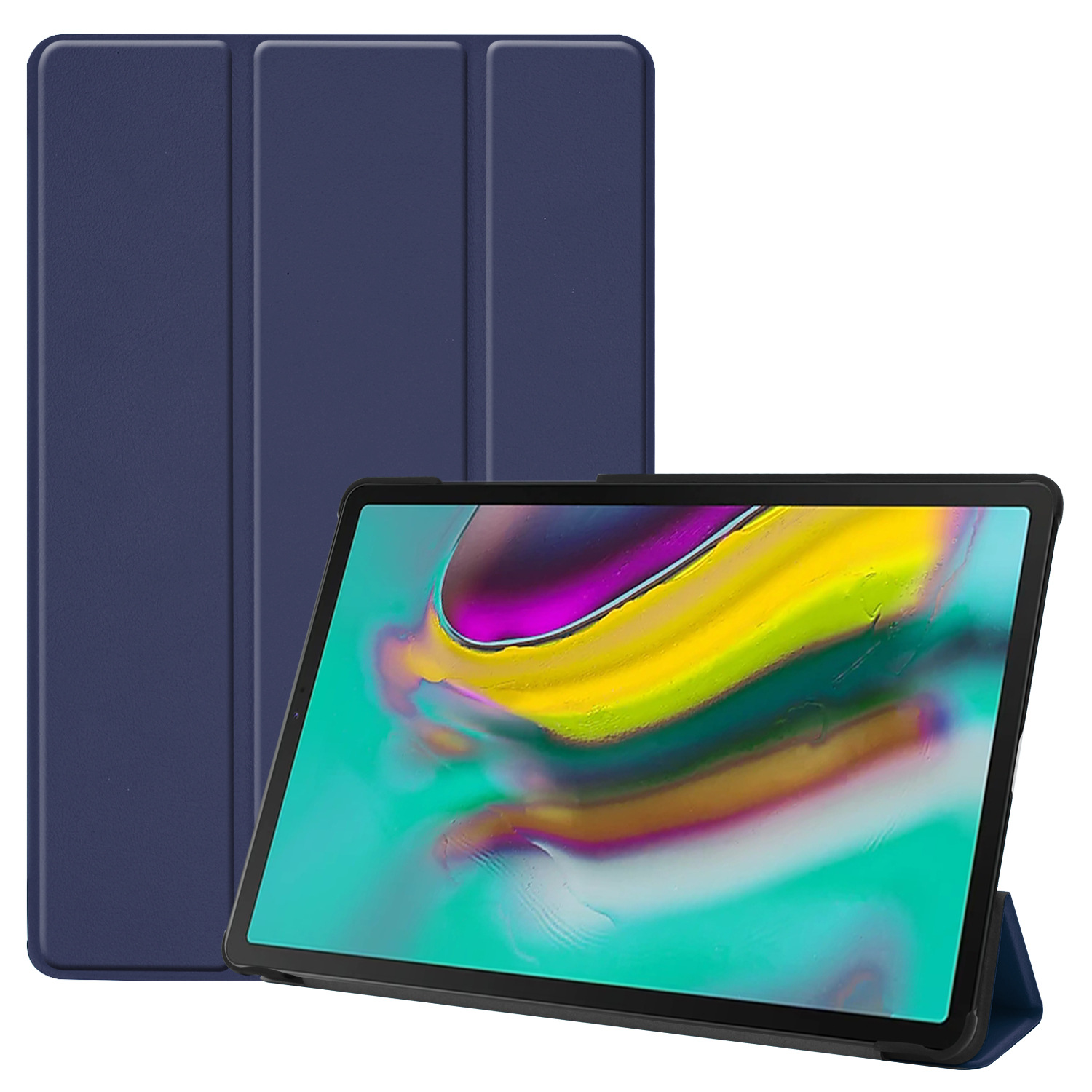 适用于2019款10.5寸T720保护套三星galaxy tab S5E T725三折皮套
