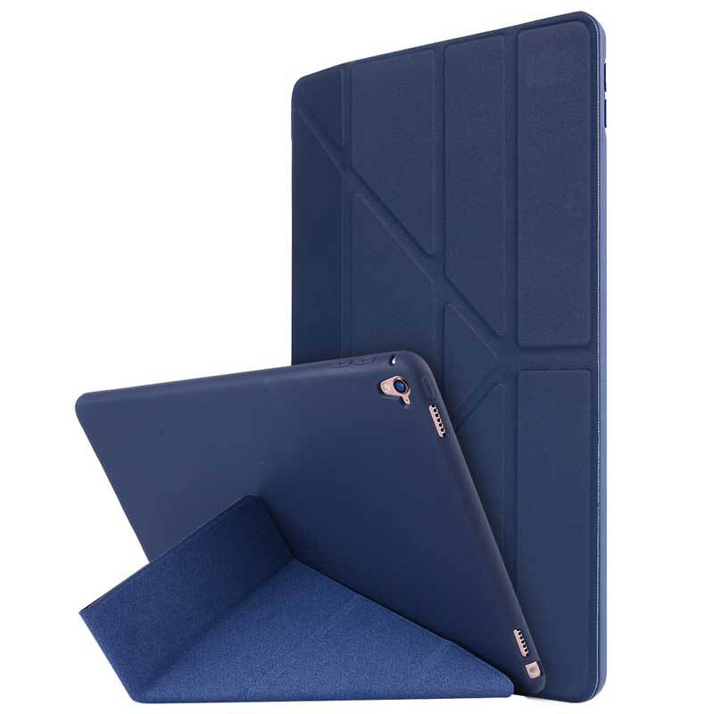 变形多折支架硅胶后壳ipad pro 9.7平板皮套ipad 2017翻盖保护套