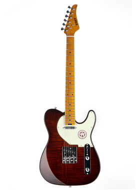 店铺新款EART电吉他官方NK-C1 5A级枫木虎纹桃花心对拼男女通用