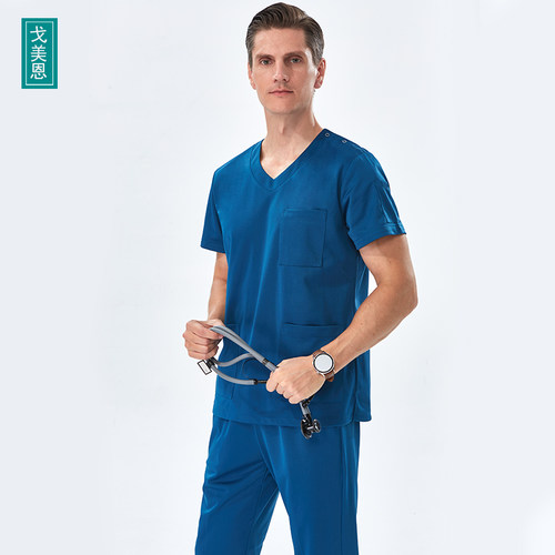 戈美恩手术衣长短袖套装男防静电