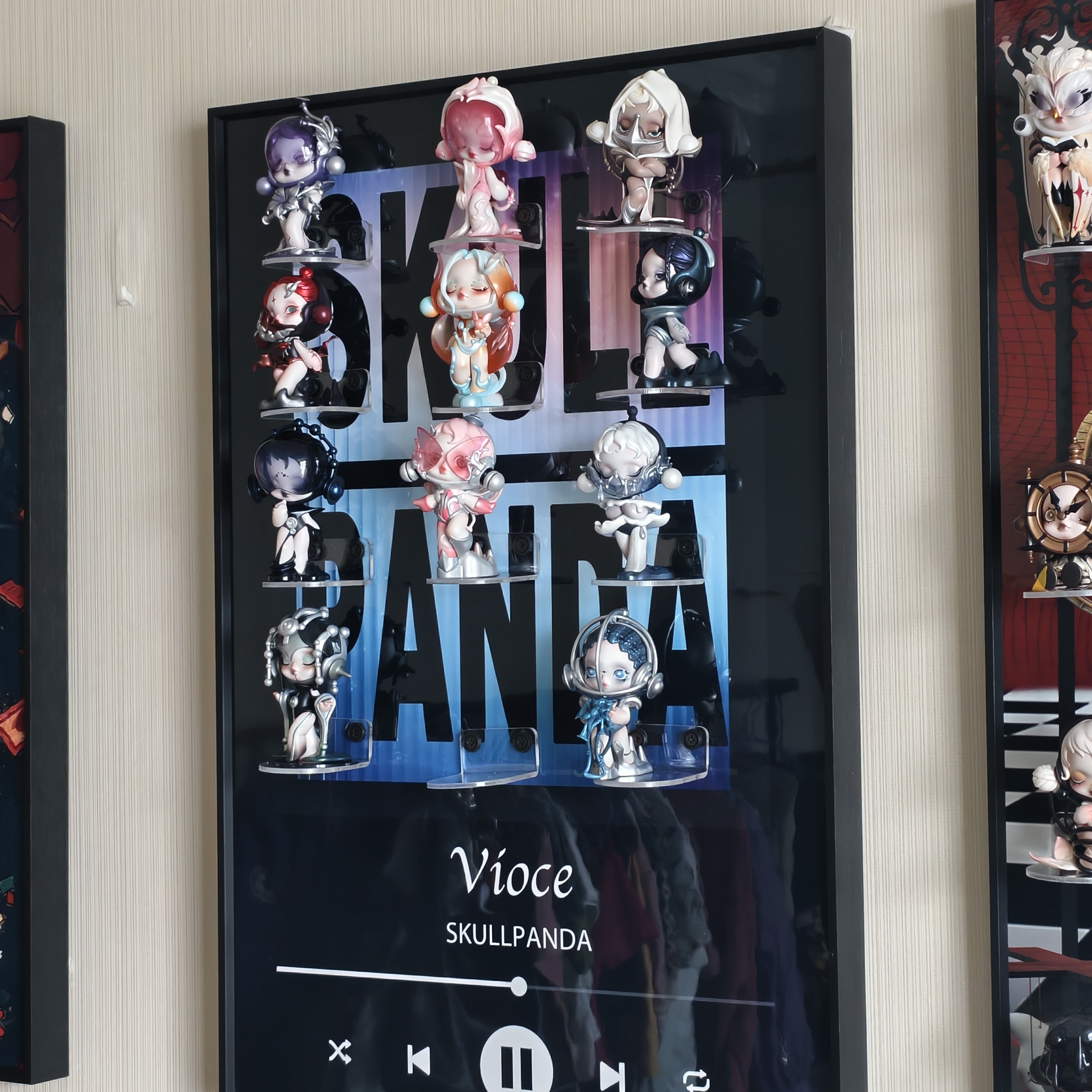 skullpanda声音系列泡泡玛特收纳