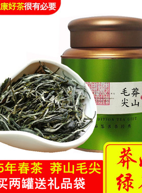湖南莽山绿茶礼盒毛尖一叶一心云雾高级绿茶2025年新茶叶春茶150g