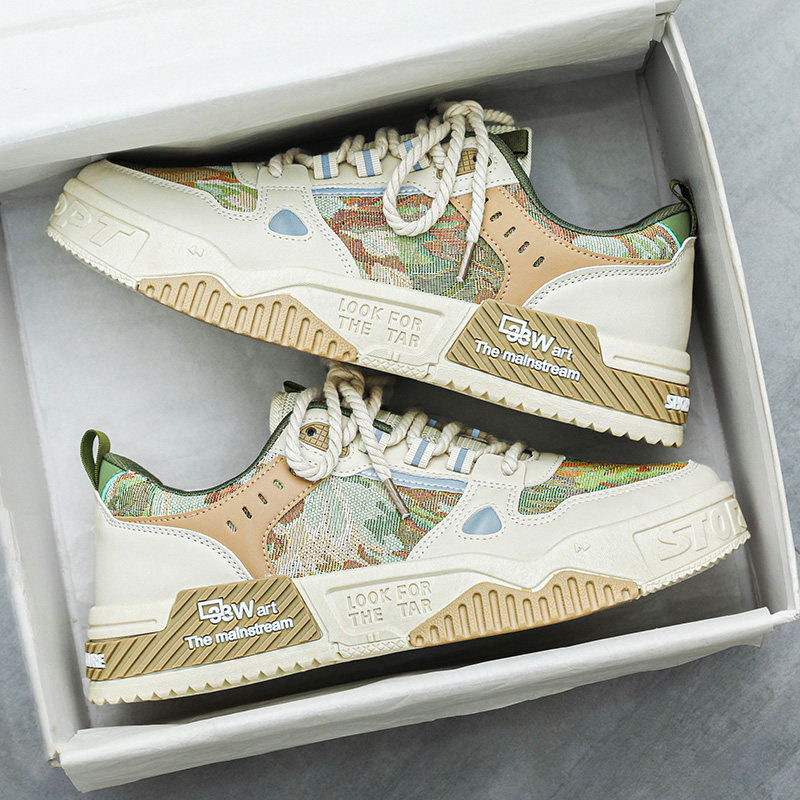 鞋子男2026年新款潮流百搭德训男鞋耐磨防滑运动鞋青少年休闲潮鞋,流行男鞋,德训鞋,淘宝优惠券,粉丝福利购,淘宝优惠卷