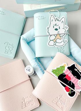 SHOCK手可 m5A7活页本内芯外壳随身小口袋月计划日程手账本笔记本