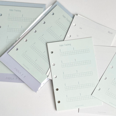 12月新品 盐于律己 M5基础功能套装便签本拍纸本内页替芯手账可爱