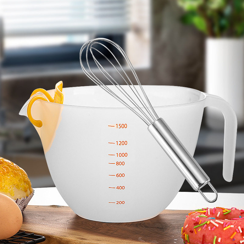 蛋液塑料打蛋杯鸡蛋烘焙刻度量杯