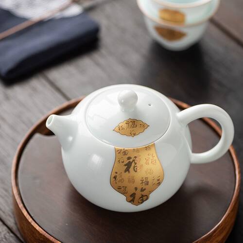 清仓特价茶壶陶瓷大中小号茶壶中式泡茶壶过滤茶壶功夫茶具