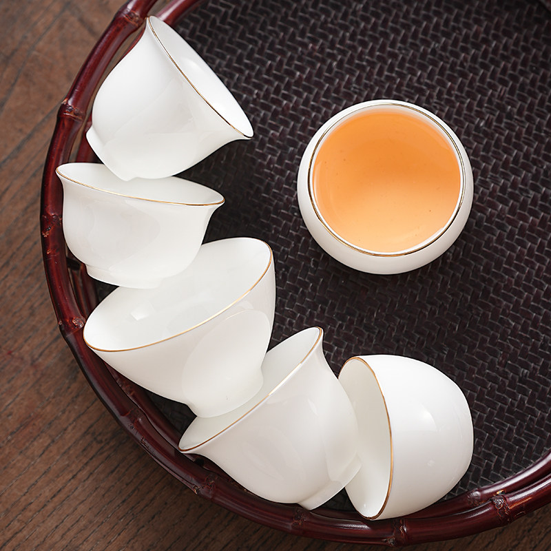 乳脂玉瓷白瓷茶杯功夫小茶杯单杯茶杯客杯陶瓷茶具个人茶杯,餐饮具,茶杯,淘宝优惠券,粉丝福利购,淘宝优惠卷