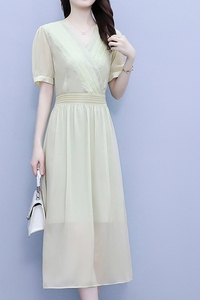 RM7504#傲慢与偏见商场货扬州纱仙女裙夏季连衣裙 