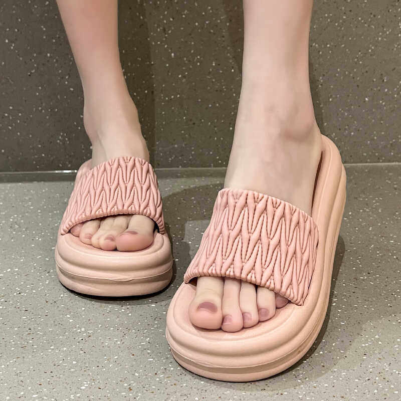 2025夏季拖鞋女新款外穿踩屎感厚底增高居家防滑一字拖网红凉拖鞋,女鞋,一字拖,淘宝优惠券,粉丝福利购,淘宝优惠卷