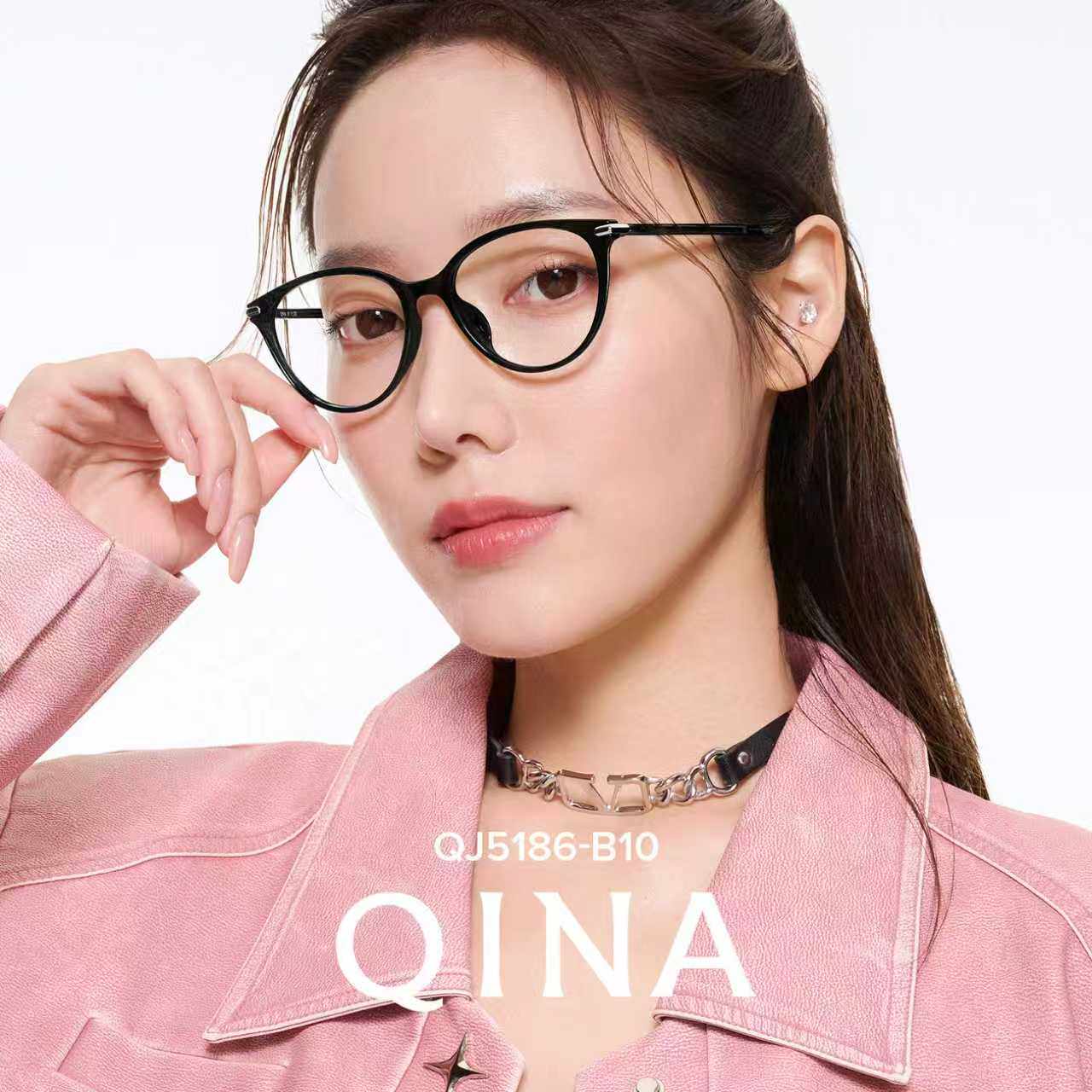 【达人推荐】 QINA亓那猫眼墨镜女太阳镜男&素颜镜框