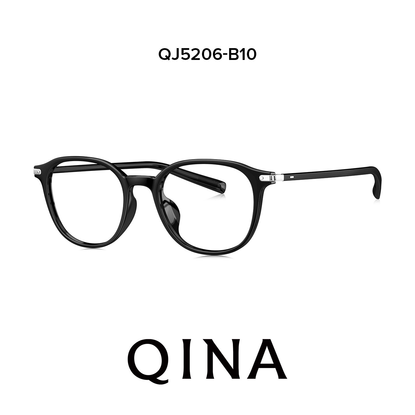 QINA亓那2026新款大框眼镜框近视素颜镜防蓝光眼睛男女款QJ5206