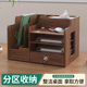 办公桌面文件架a4文件框收纳盒工位资料整理文件座分类收纳层架家