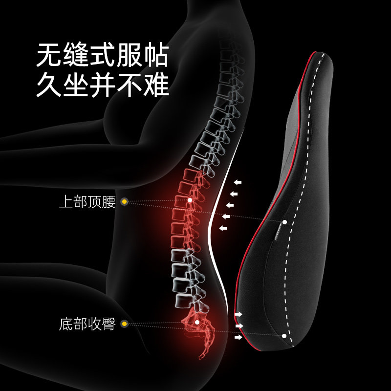 汽腰靠护腰靠垫座椅腰枕用记忆腰垫靠枕夏季透气载靠背垫