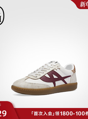 ASH男女同款秋季SUNSET单鞋女平底板鞋百搭做旧复古薄底德训鞋