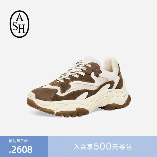 ASH女鞋26夏季新款Addict老爹鞋潮流厚底增高复古休闲运动鞋