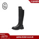 ASH女靴2025秋冬款 MAXIM真皮及膝长靴女粗跟骑士靴高筒时装 靴潮