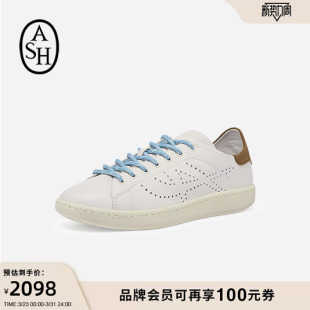 女圆头舒适板鞋 SUPER真皮拼色休闲鞋 2026春夏新款 ASH女鞋