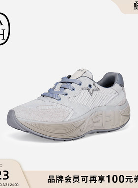 ASH女鞋2026春夏新款ELI运动舒适女圆头老爹鞋厚底增高时尚休闲鞋