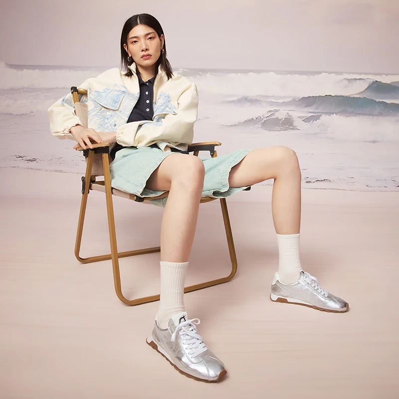 ASH女鞋2025新春款真皮休闲鞋