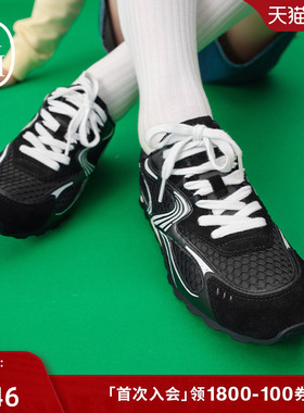 ASH女鞋2025秋季新款KABUKI黑色德训鞋女薄底百搭透气休闲鞋潮鞋