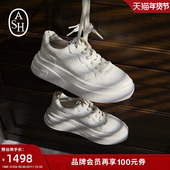 厚底增高松糕小白鞋 女 款 IMPULS休闲板鞋 明星同款 ASH秋季