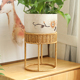 仿藤编花架置物架阳台客厅台面盆栽展示架摆放架创意绿植底座托架