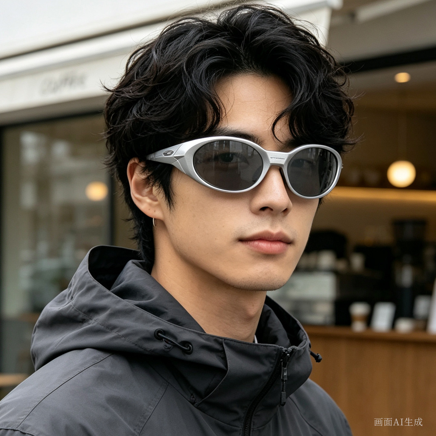 Oakley欧克利9438休闲墨镜复古全框户外猫眼运动太阳镜Eyejacket