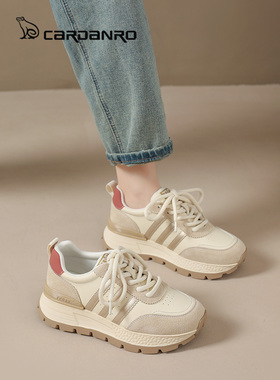 意大利Cardin Lu Forrest Gump女士运动鞋2025新款春季透气女鞋休