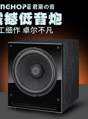 aw-12/10寸大功率家庭影院12寸专业纯有源低音炮重低音响音箱