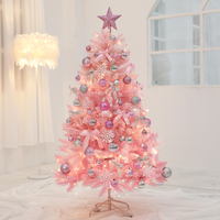 圣诞节网红ins粉色1.2 1.5 1.8米圣诞树套餐家用商场橱窗装饰用品