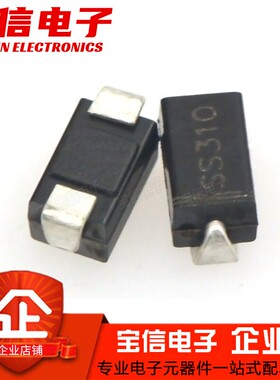 贴片肖特基二极管 SS110 SS210 SS310 SS510 SR5100 SMA DO-214AC