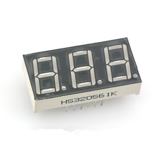 3位0.56寸三位数码管红色高亮红光 5631AS/BS 5361AH/BH 共阴共阳