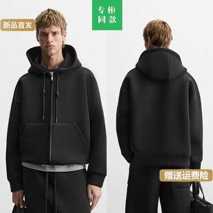 1437313 舒适型落肩宽松科技面料连帽卫衣外套1437312 柜499 新品