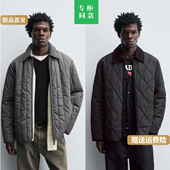 男灯芯绒翻领拉链棉服夹克外套棉衣3286551 柜549 ZA秋冬新品 802