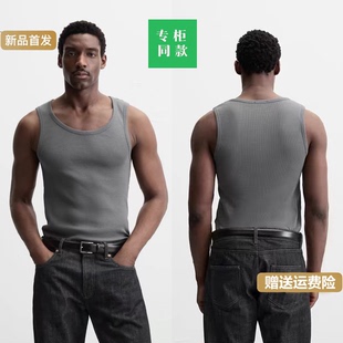 男装 新品 多色舒适背心式 修身 T恤4087453 柜139 内搭无袖 2025夏季