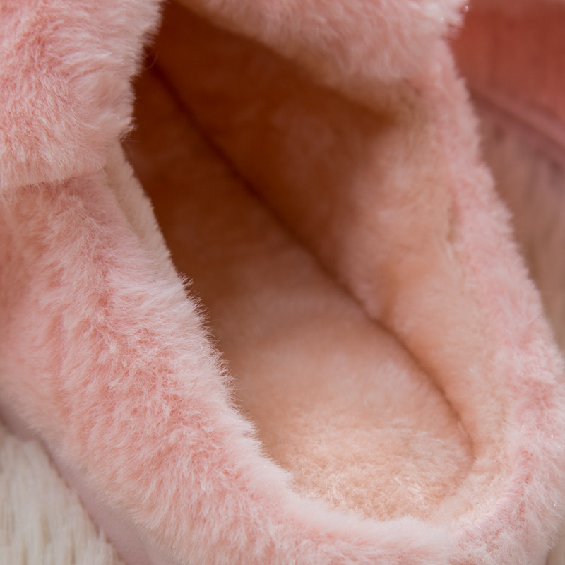 Pantoufles enfants en suède pour hiver - Ref 1008746 Image 4